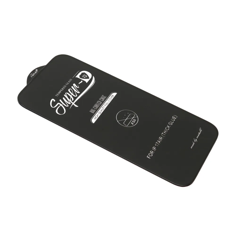 Folija za zastitu ekrana GLASS 11D za iPhone 17 AIR (6.6) SUPER D crna