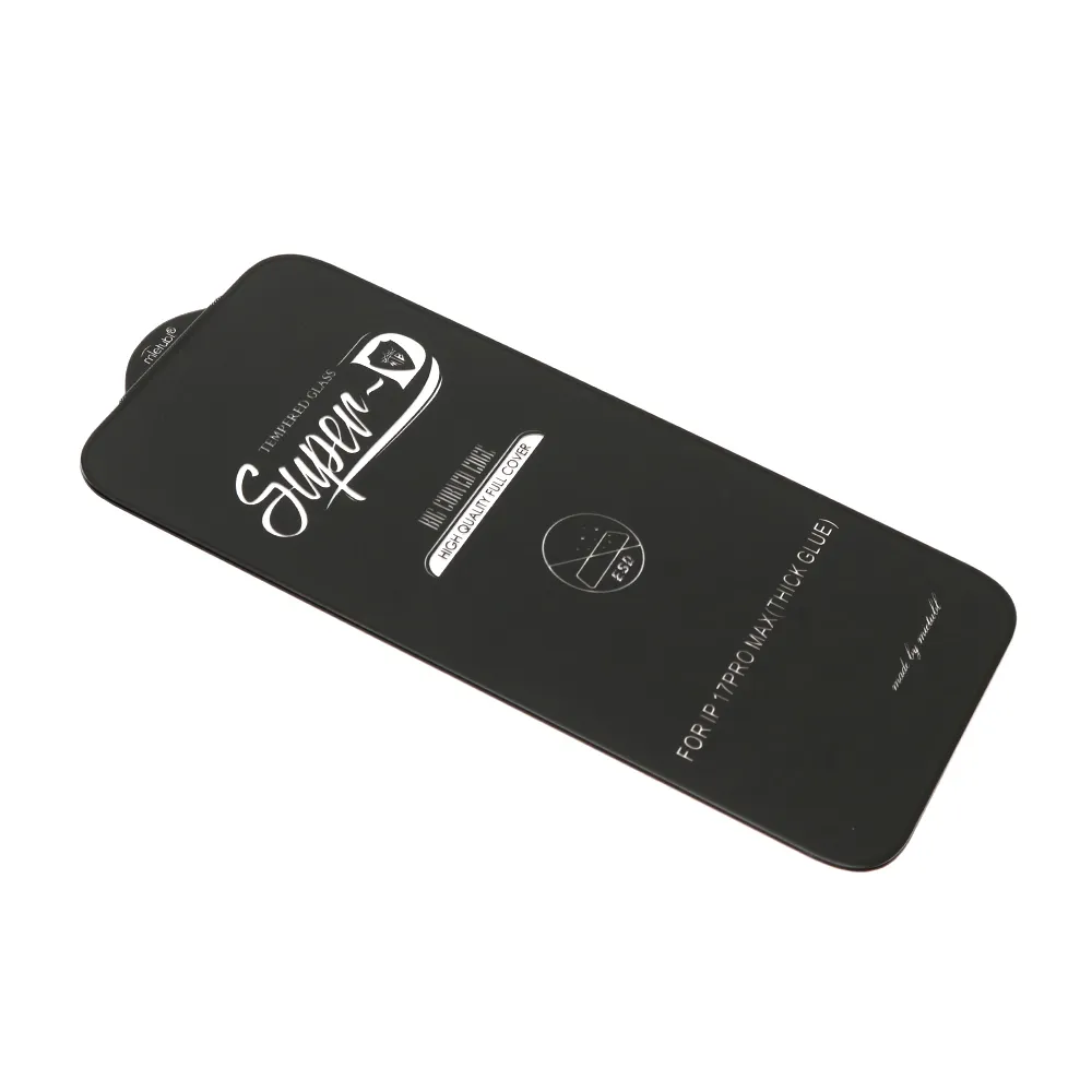 Folija za zastitu ekrana GLASS 11D za iPhone 17 Pro Max (6.9) SUPER D crna