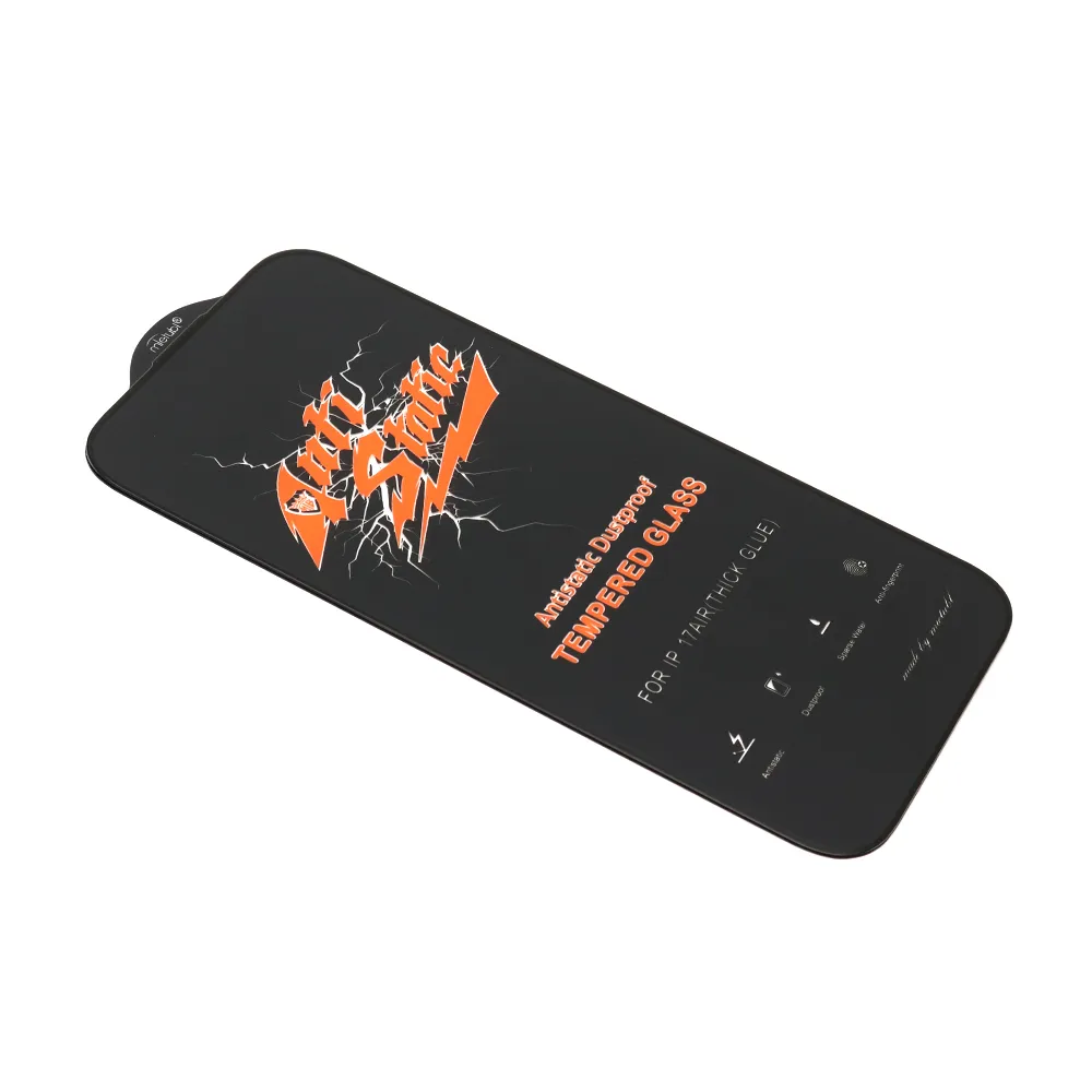 Folija za zastitu ekrana GLASS ANTISTATIC za iPhone 17 AIR (6.6) crna