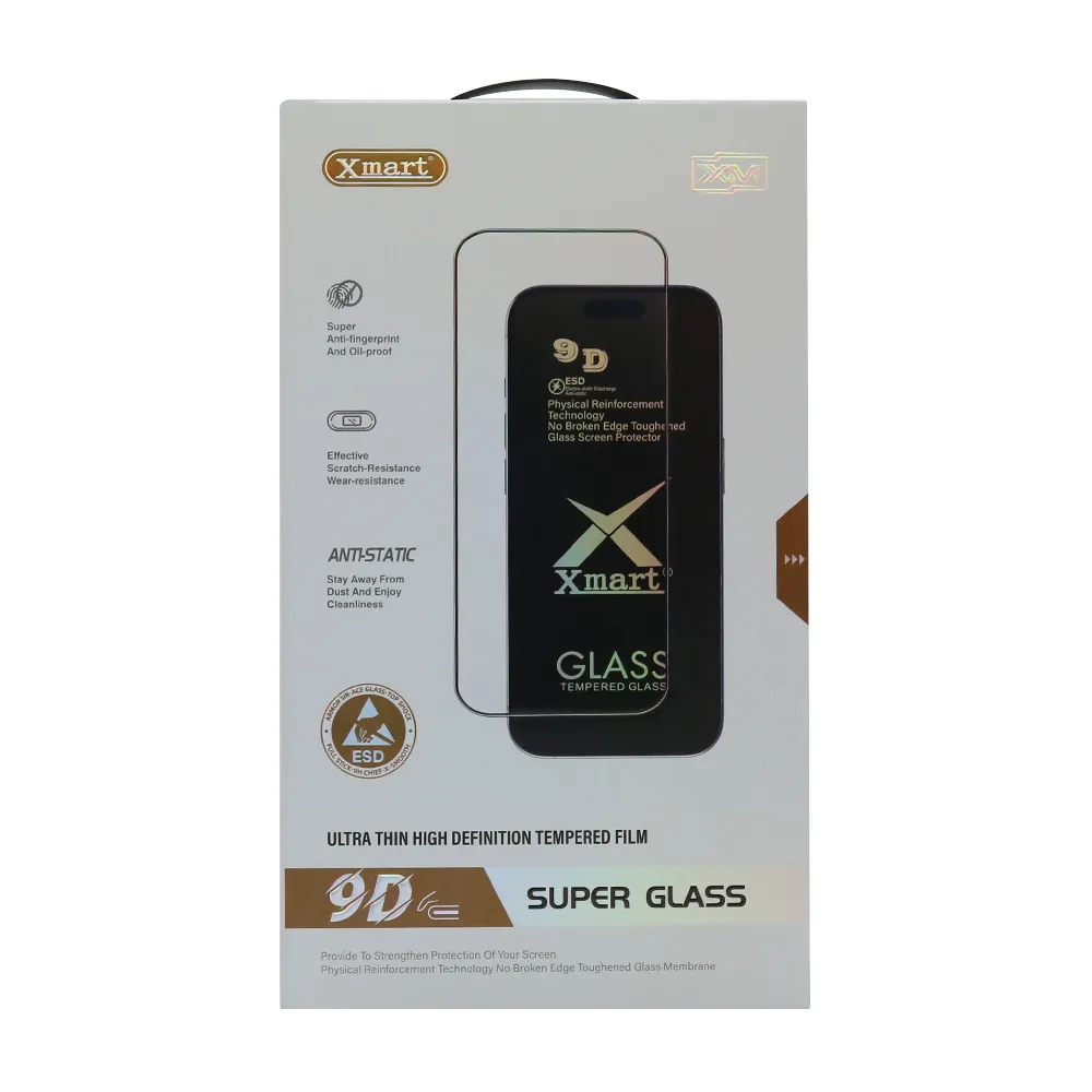 Folija za zastitu ekrana GLASS X mart 9D za iPhone 17 Pro (6.3)