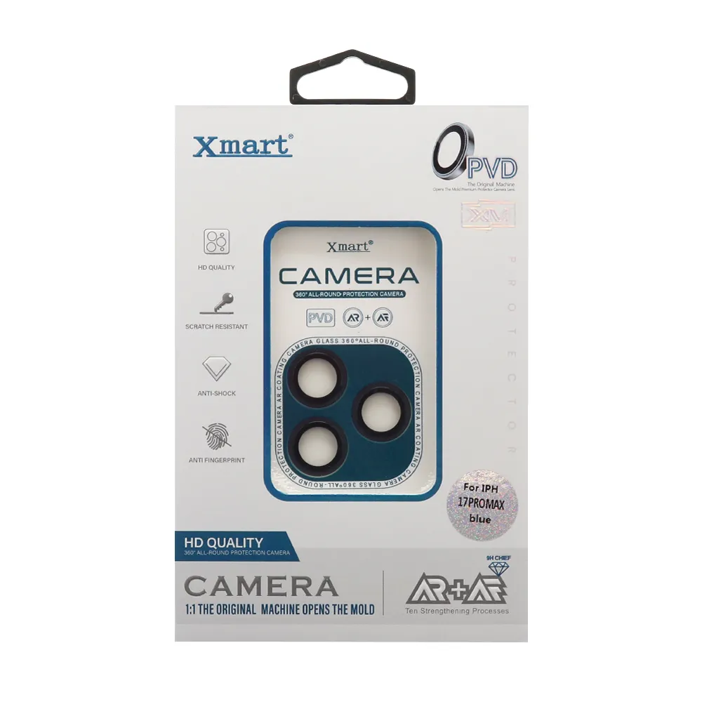 Folija za zastitu kamere X-MART PVD camera film za iPhone 17 Pro (6.3)/iPhone 17 Pro Max (6.9) plava