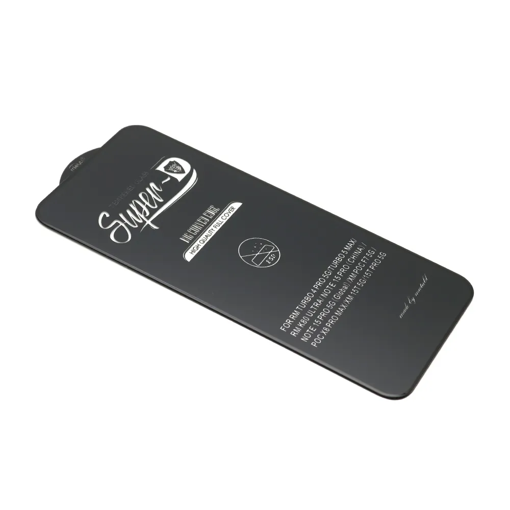 Folija za zastitu ekrana GLASS 11D za Xiaomi Redmi Note 15 Pro 5G (Global)/Xiaomi Redmi Note 15 Pro 5G (EU)/Xiaomi 15T/Xiaomi 15T Pro SUPER D crna