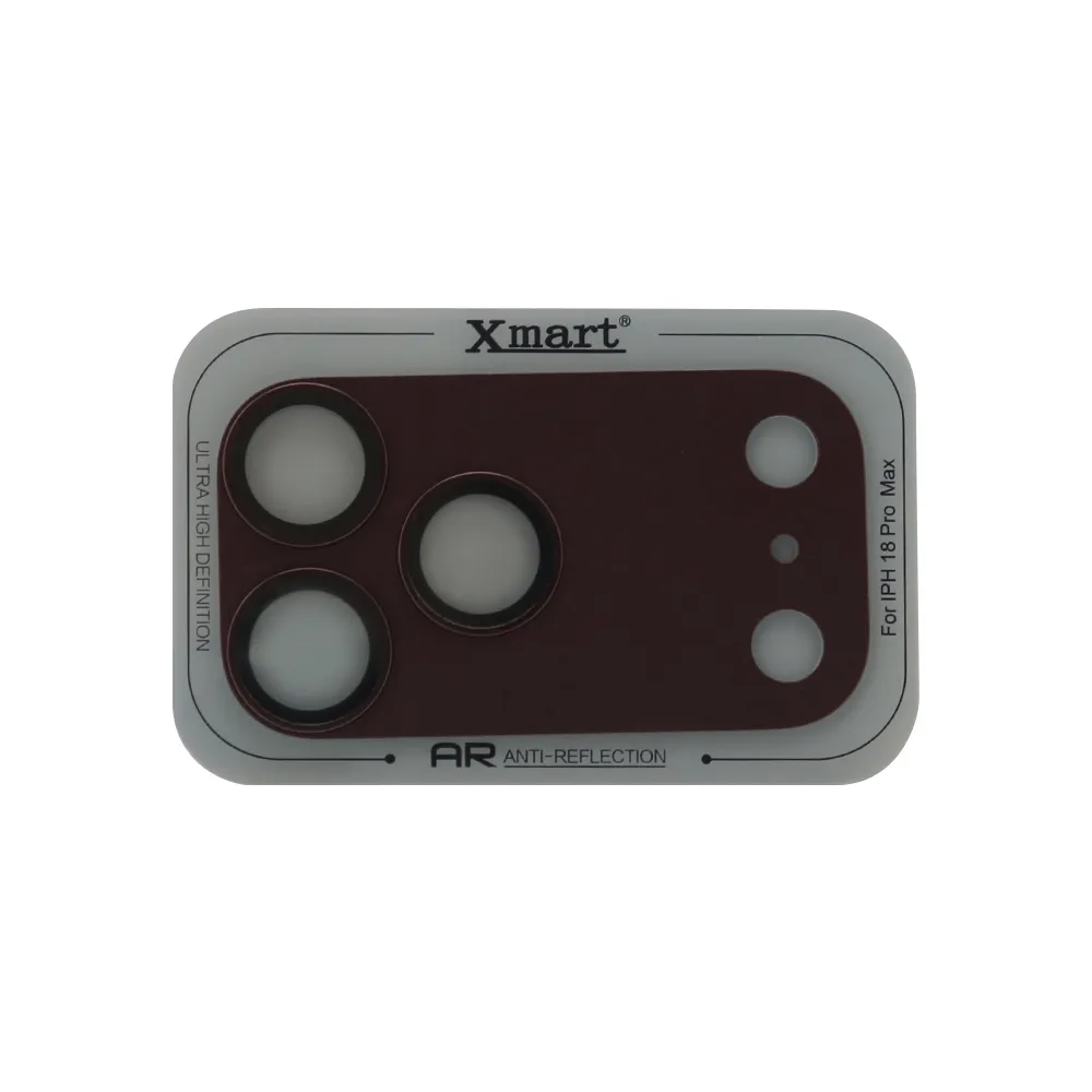 Folija za zastitu kamere X-MART Full Coverage za iPhone 18 Pro Max (6.9) dark cherry