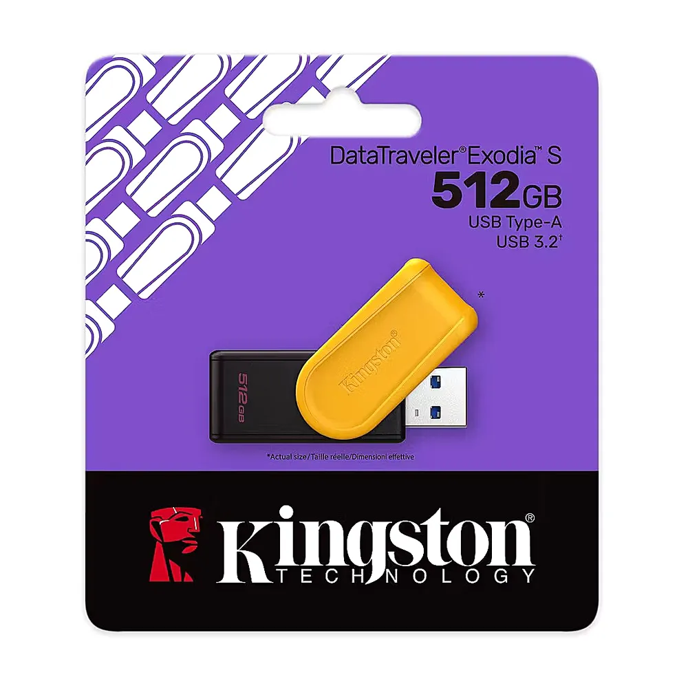 USB Flash memorija Kingston Data Traveler Exodia 3.2 512GB DTXS crno zuta