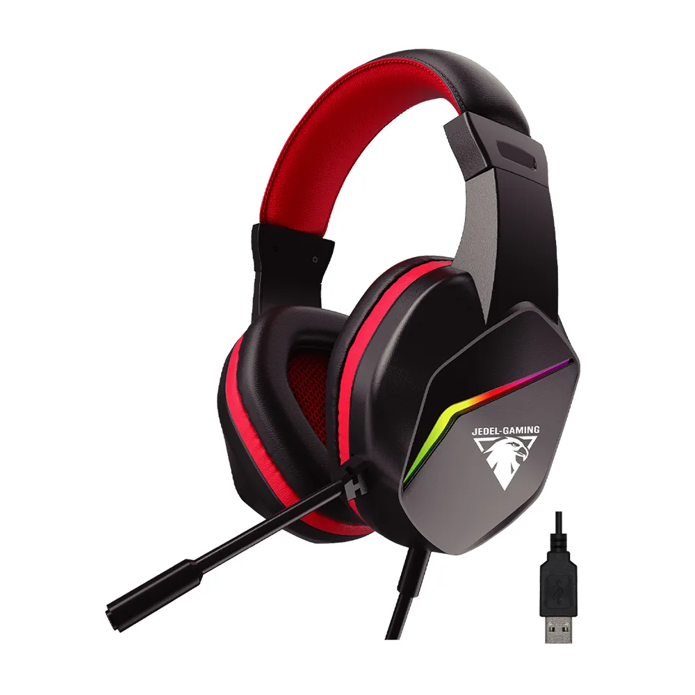 Slusalice gejmerske COLORFUL za mikrofonom  GH269 crne JEDEL