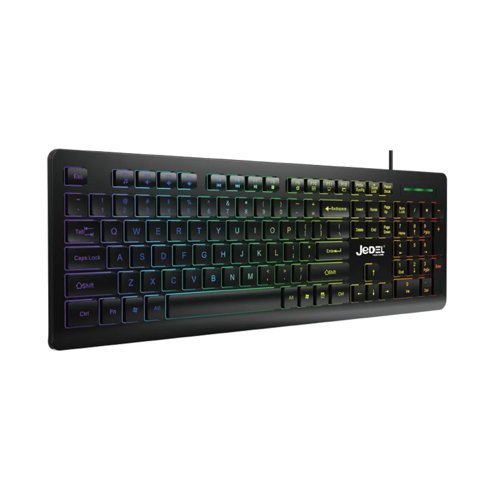 Tastatura gejmerska LED Light Keyboard K510 crna JEDEL