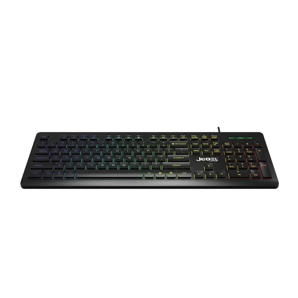 Tastatura gejmerska LED Light Keyboard K510 crna JEDEL