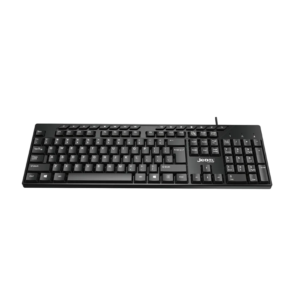Tastatura kancelarijska K519 crna JEDEL
