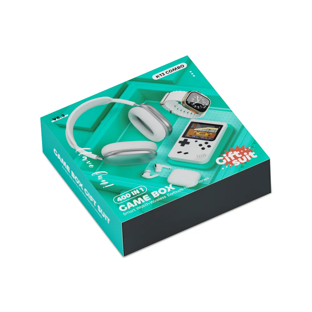 KARLER BASS K13-Combo set (smart watch, konzola, TWS / AirPods Max Bluetooth slusalice ) bela