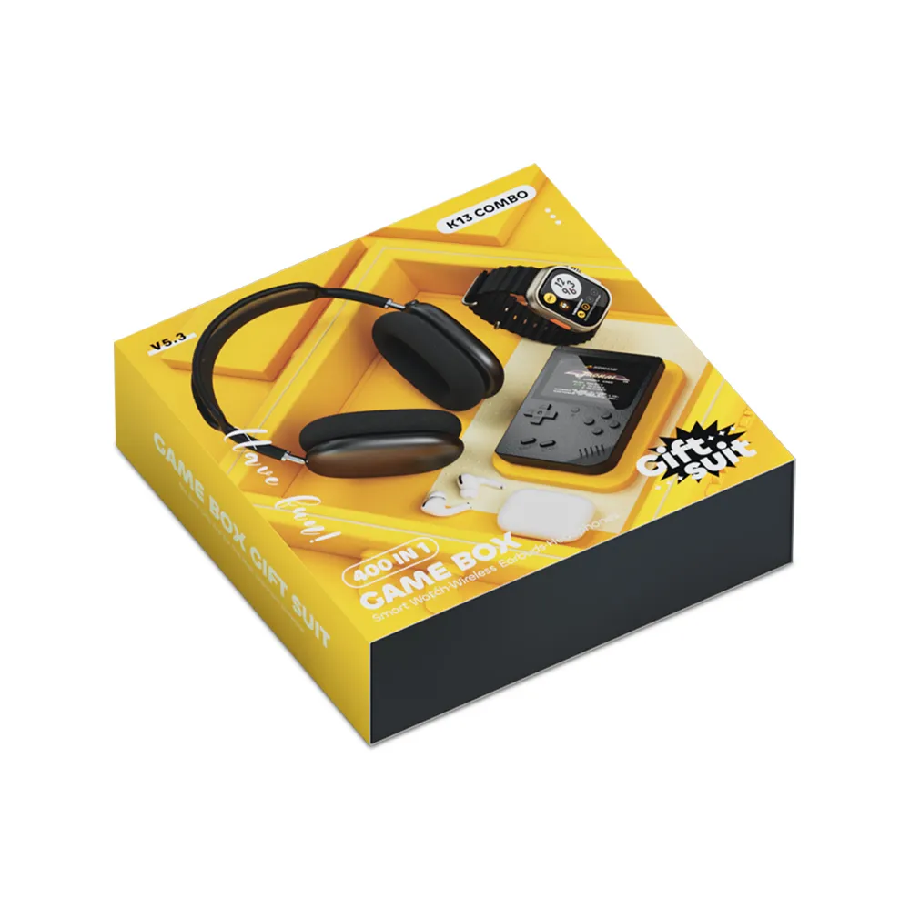 KARLER BASS K13-Combo set (smart watch, konzola, TWS / AirPods Max Bluetooth slusalice ) crna