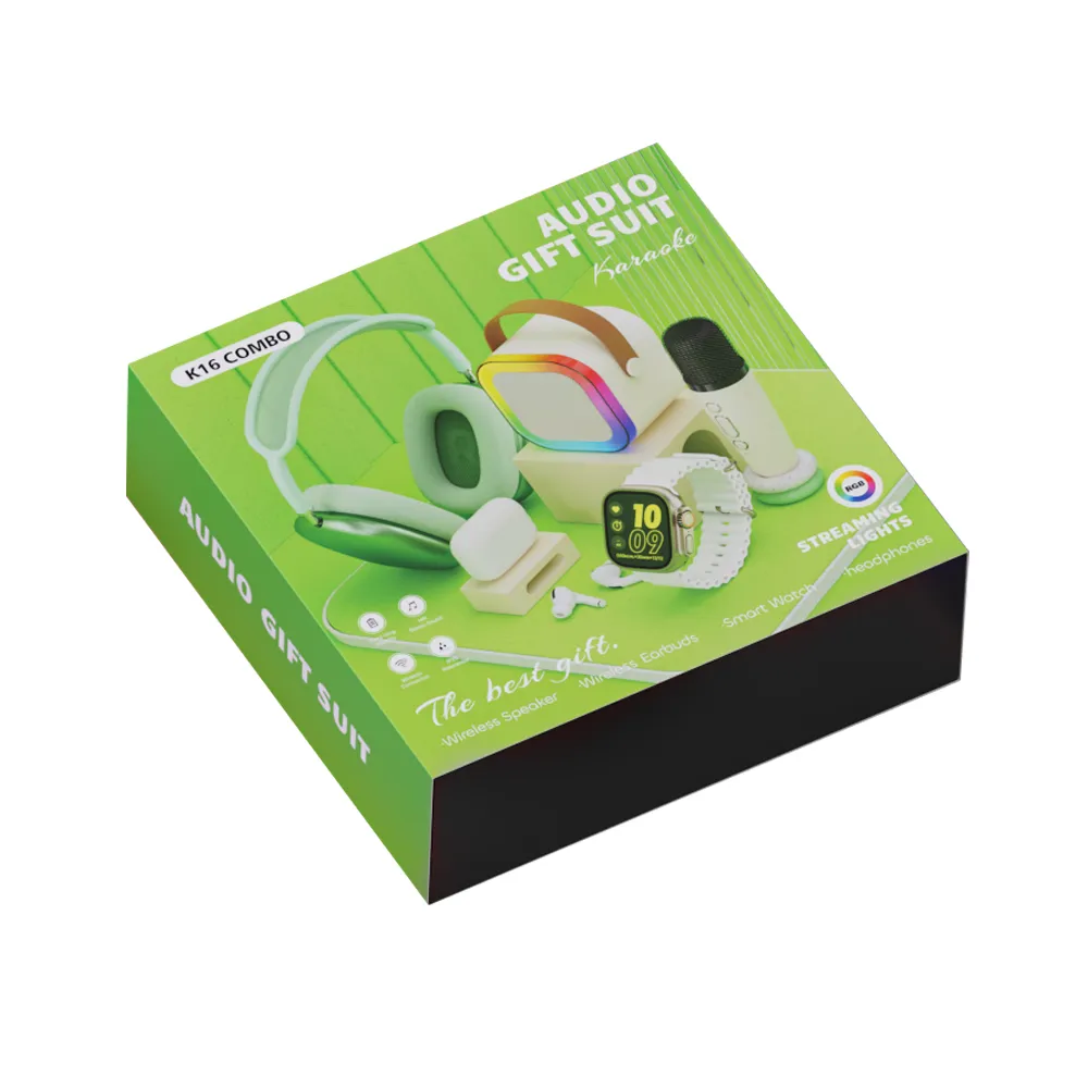 KARLER BASS K16-Combo set (smart watch, zvucnik, Slusalice Bluetooth) zeleni