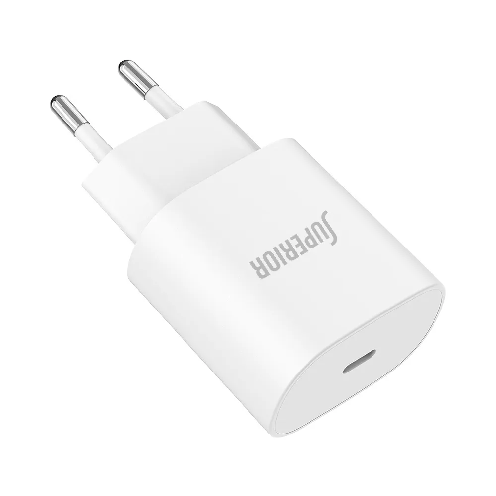 Kuciste punjaca Superior CO-DC24 Fast PD Type C 25W 3A belo