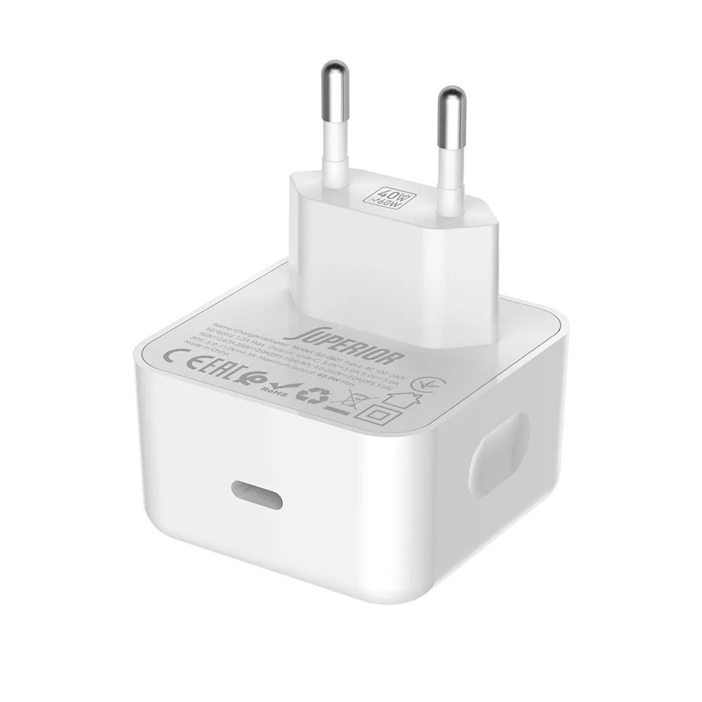 Kuciste punjaca Superior SU-2701 40W Dynamic Power Adapter 60W Max belo