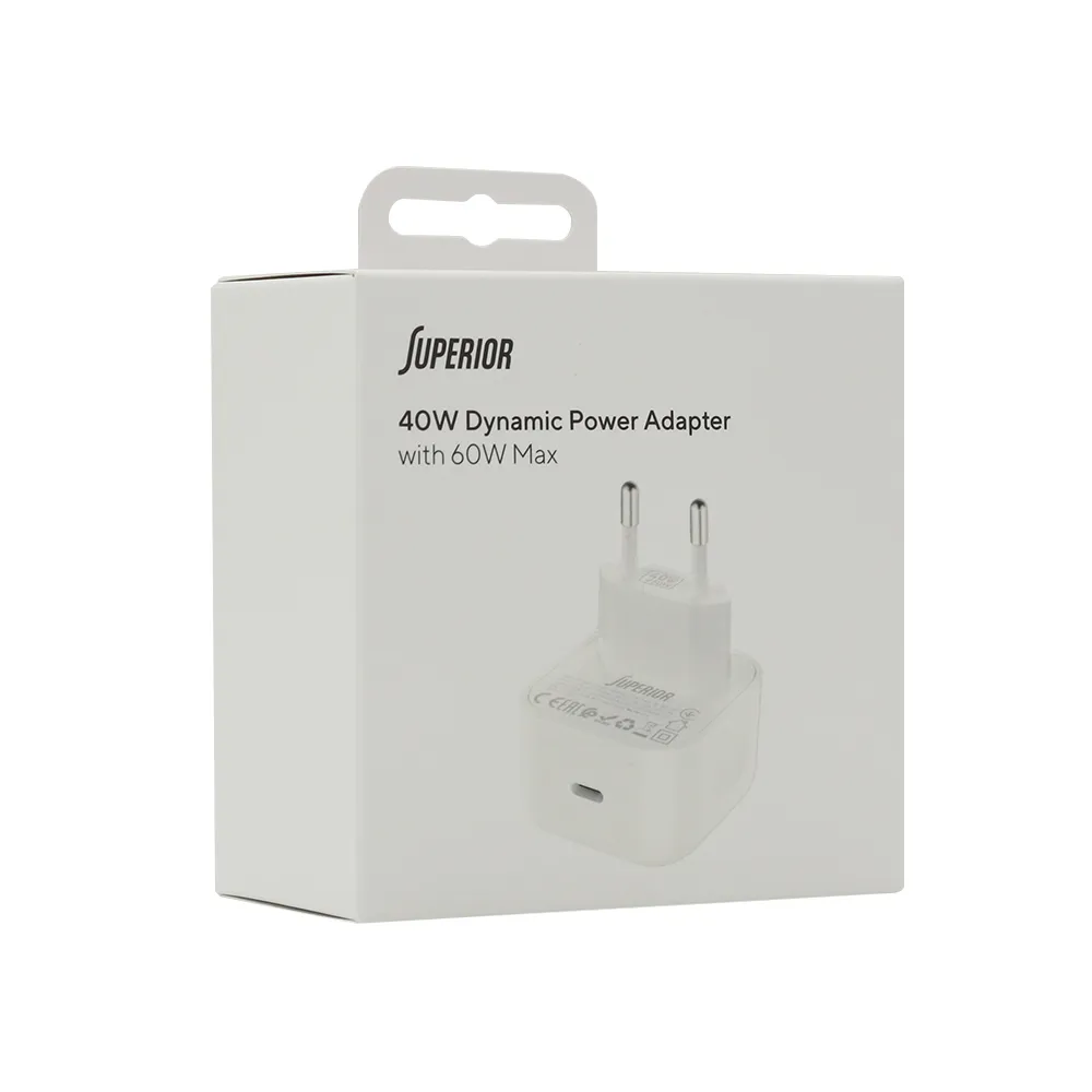 Kuciste punjaca Superior SU-2701 40W Dynamic Power Adapter 60W Max belo