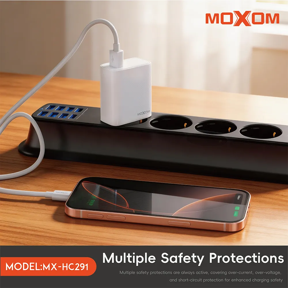 Kuciste punjaca Moxom MX-HC291 18W belo