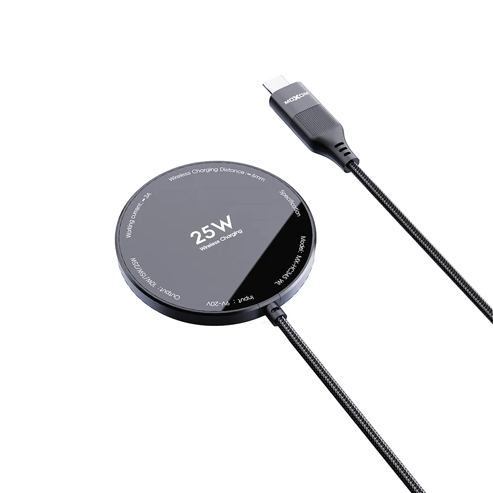 Bezicni punjac Magsafe MOXOM MX-HC345 WL 25W crni