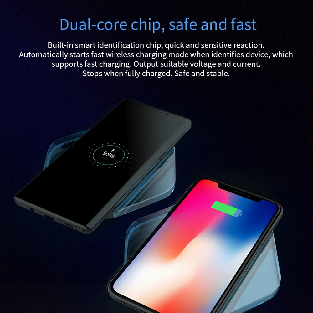 Bezicni punjac NILLKIN (Wi-Fi) magic cube crni