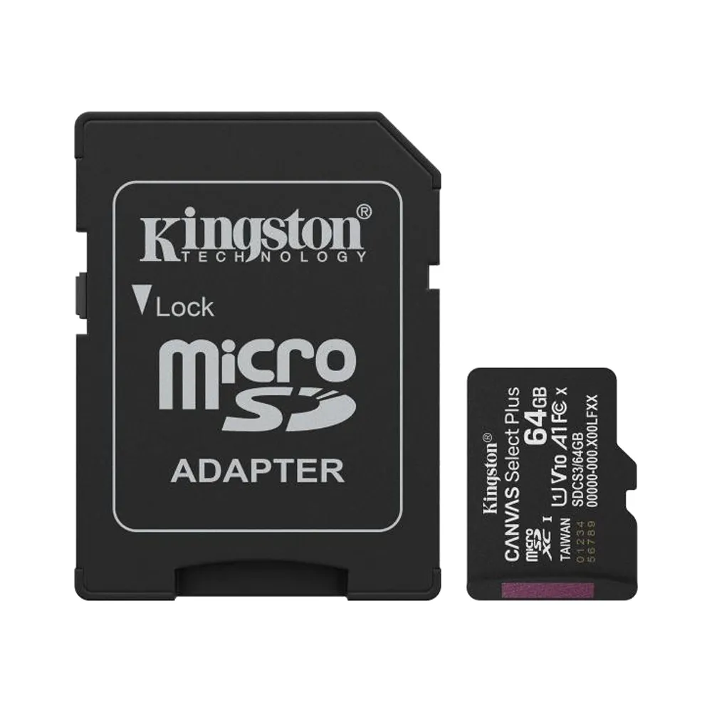 Memorijska kartica Kingston SelectPlus 64GB gen 3 150MB/s SDCS3 + adapter
