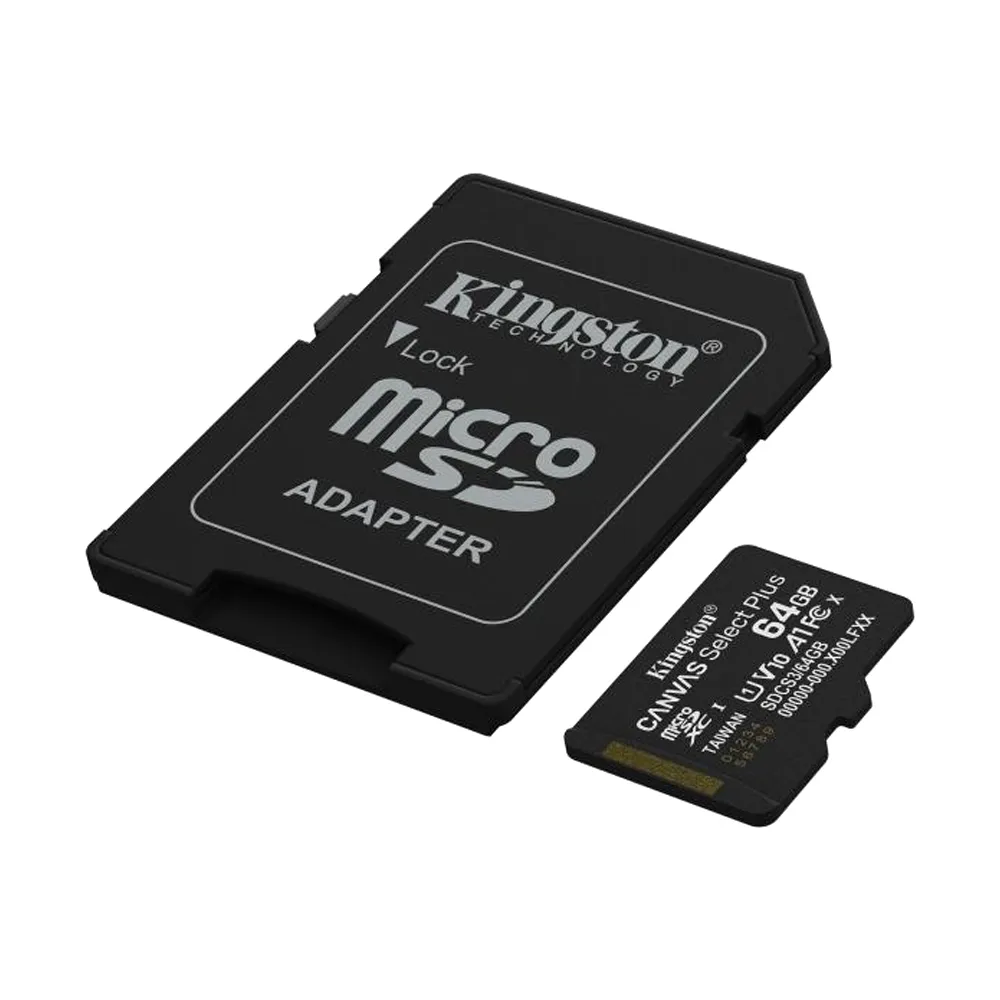 Memorijska kartica Kingston SelectPlus 64GB gen 3 150MB/s SDCS3 + adapter