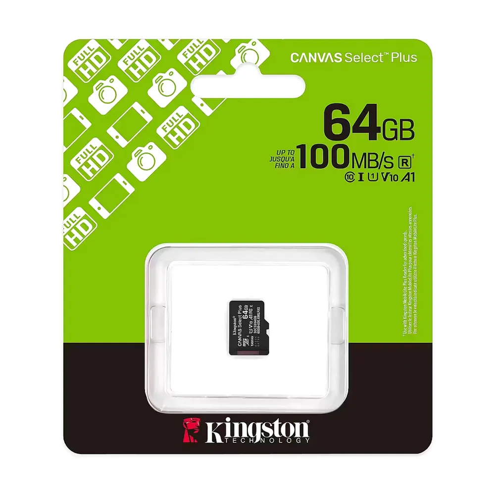 Memorijska kartica Kingston Select Plus Micro SD 64GB Class 10 UHS U1 / V10 150MB/s