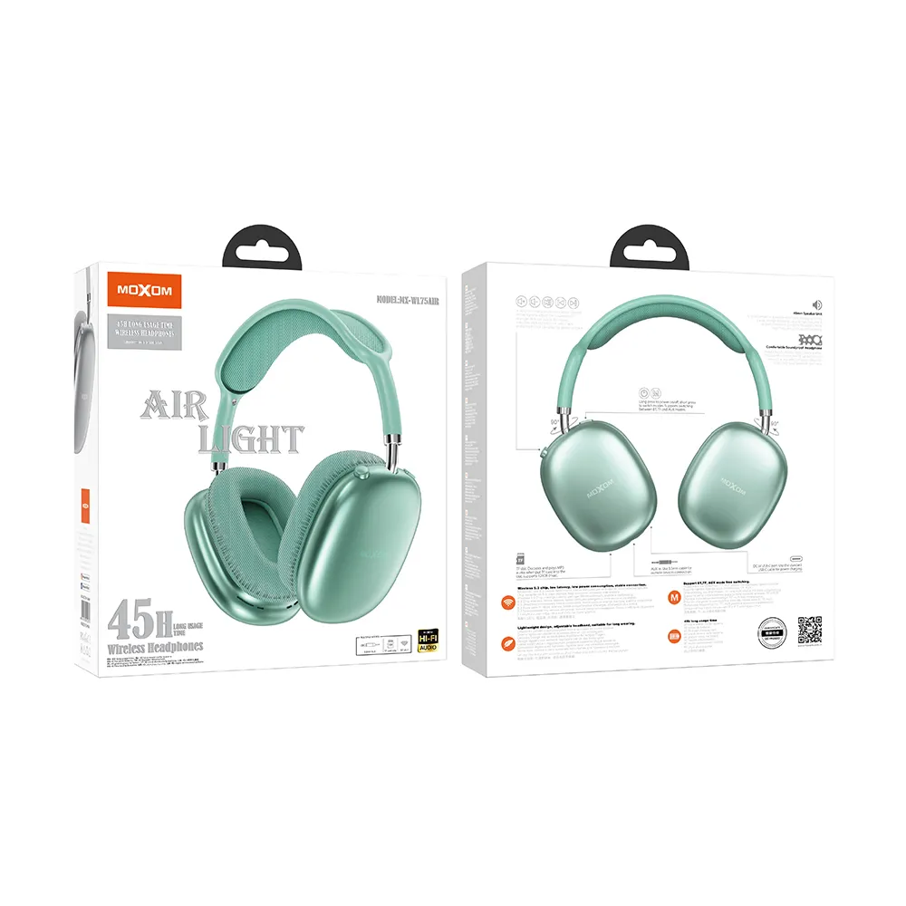 Slusalice bluetooth Moxom MX-WL75 AIR zelene