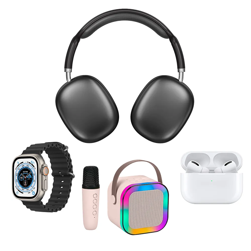 KARLER BASS K16-Combo set (smart watch, zvucnik, Slusalice Bluetooth) crni