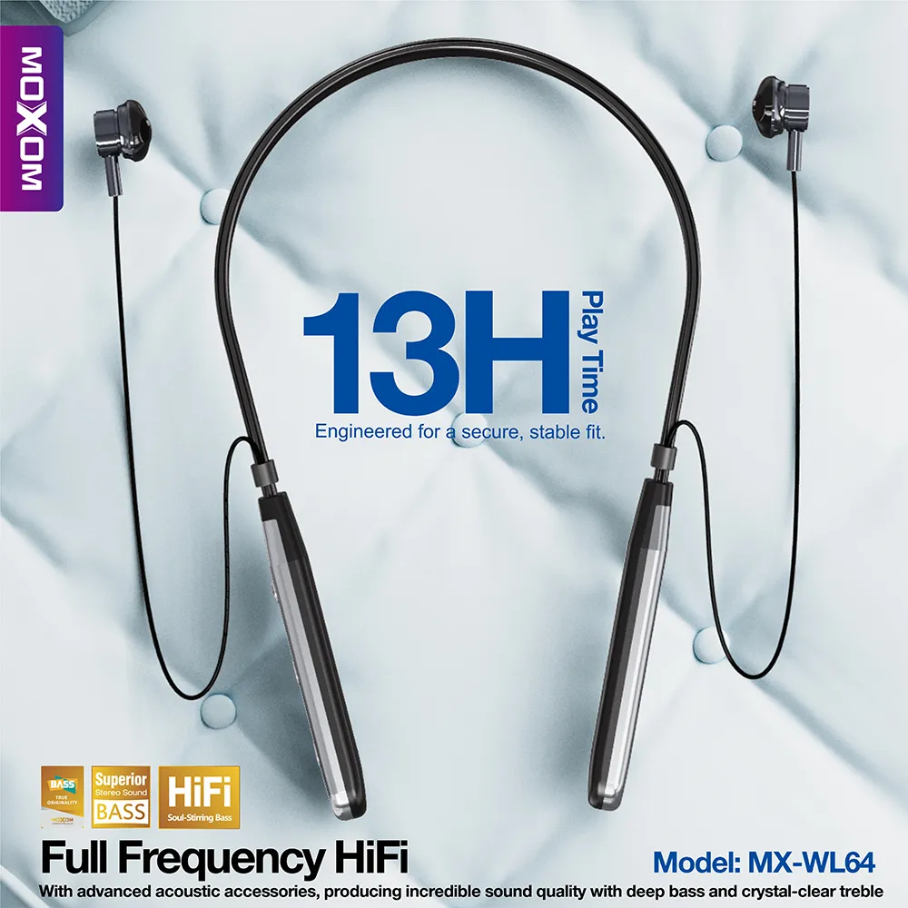 Slusalice Bluetooth sportske Moxom MX-WL64 crne