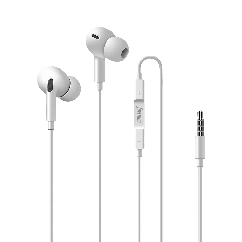 Handsfree slusalice Superior Pods CO-PRO3 3.5 mm bele