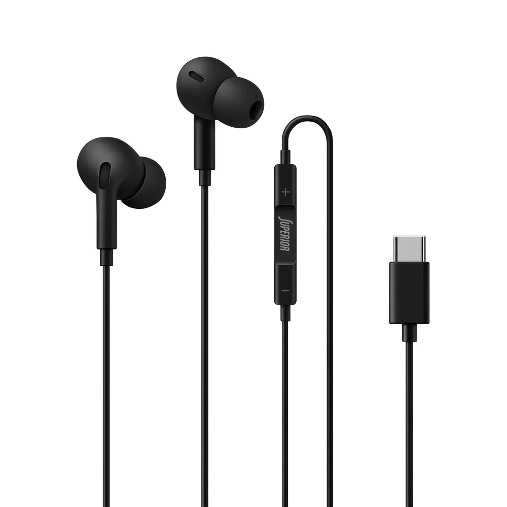 Handsfree slusalice Superior Pods CO-PRO3 Type-C crne