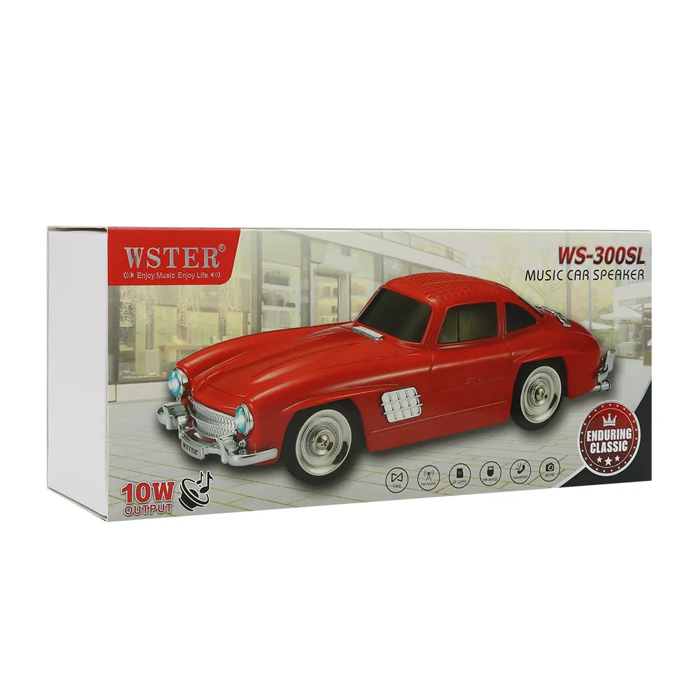 Zvucnik bluetooth WS-300SL auto crveni