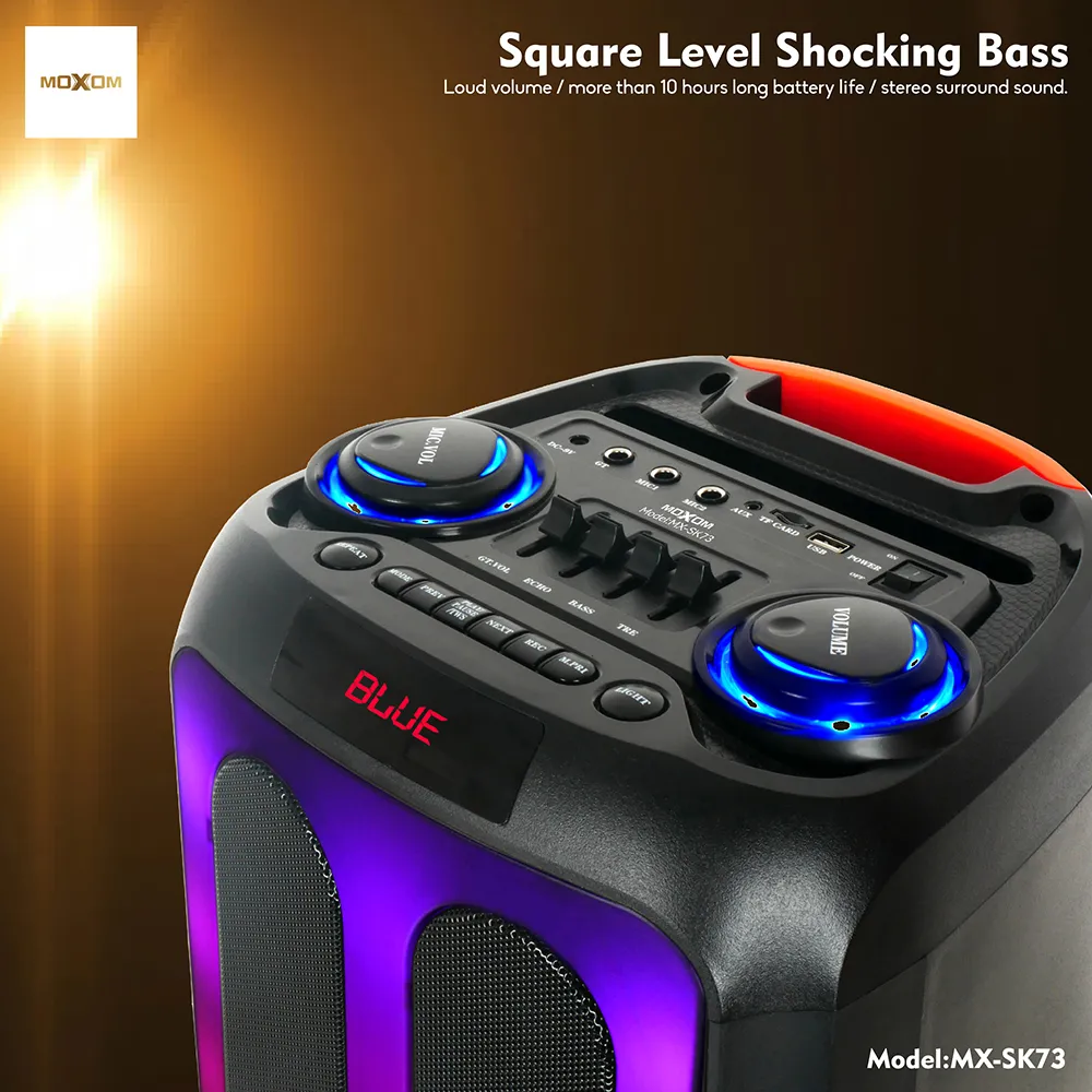 Zvucnik bluetooth Moxom MX-SK73 40W sa mikrofonom crni