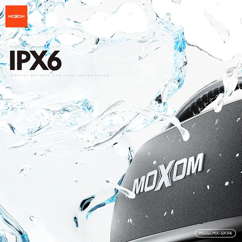 Zvucnik bluetooth Moxom MX-SK94 80W sa mikrofonom sivi