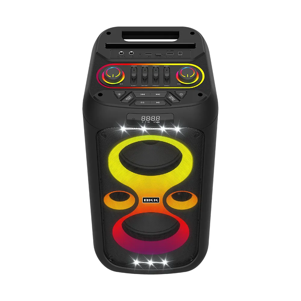 Zvucnik bluetooth BKK K6501D sa dva mikrofona crni