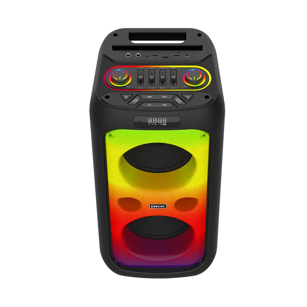 Zvucnik bluetooth BKK K6505D sa dva mikrofona crni