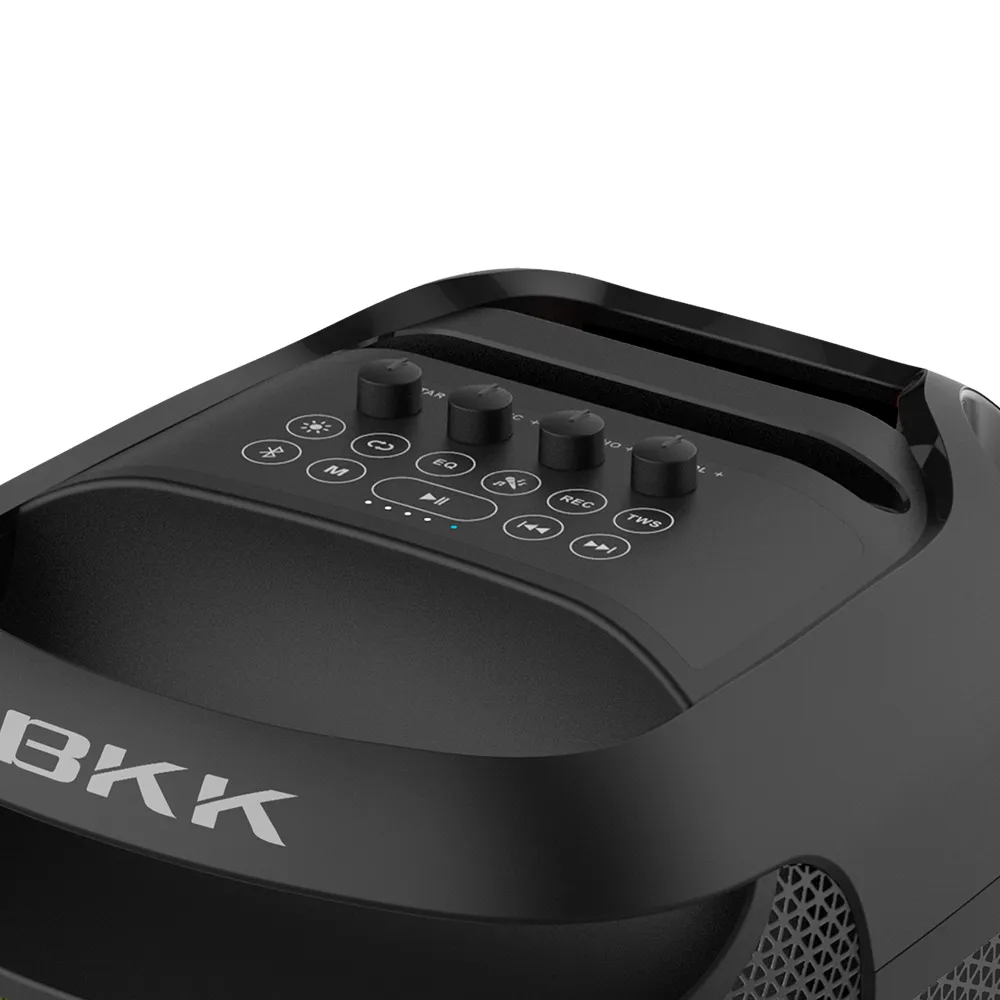Zvucnik bluetooth BKK XC6500 sa dva mikrofona crni