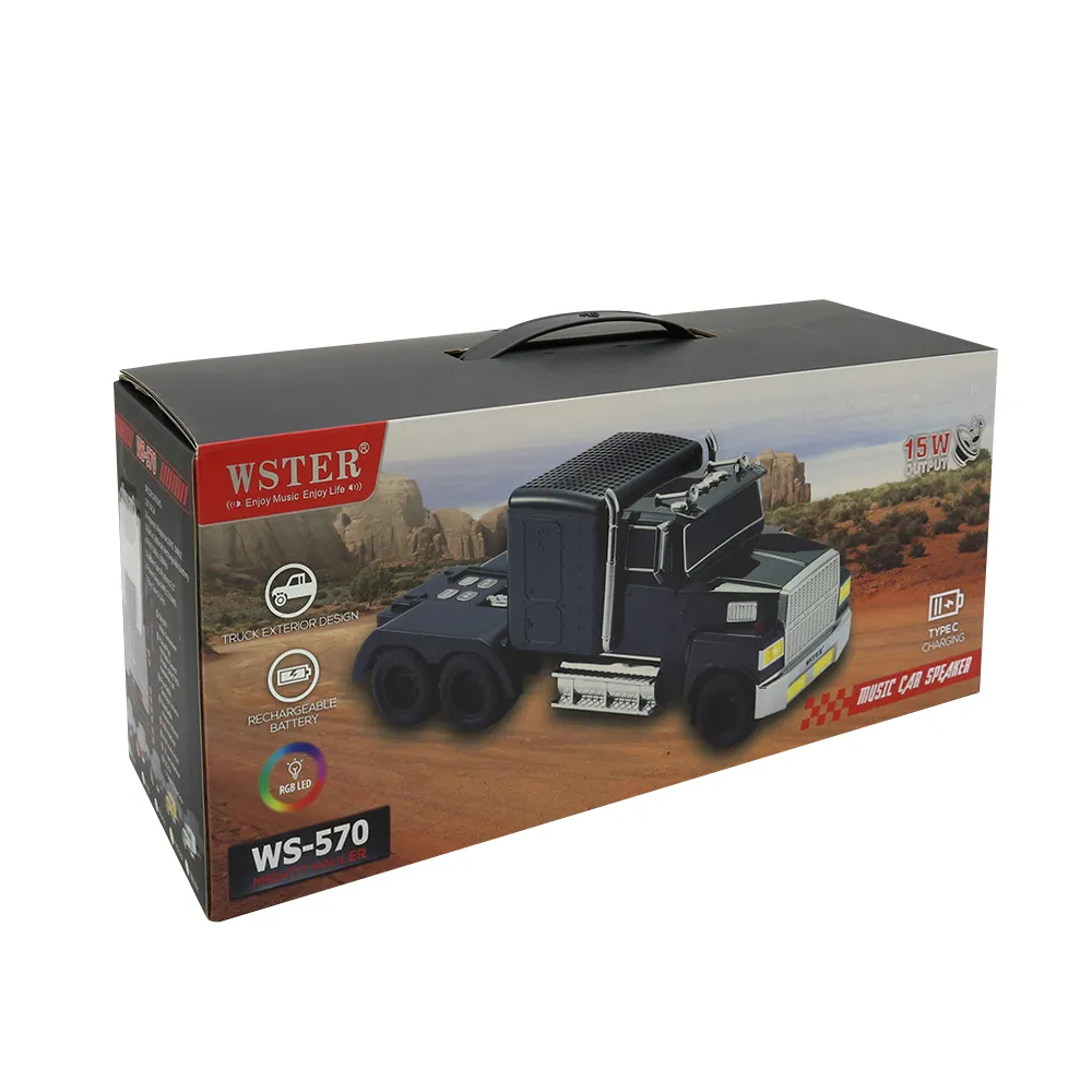 Zvucnik bluetooth WS-570 kamion crni