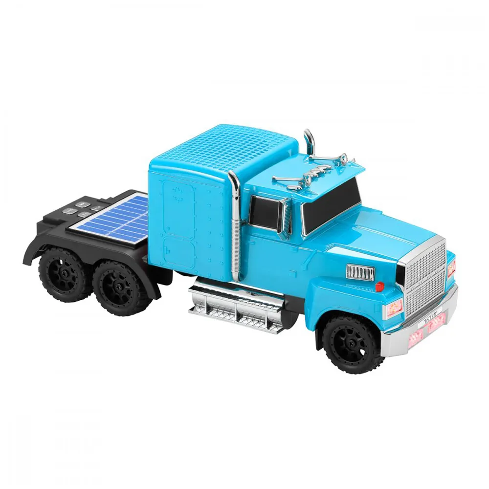 Zvucnik bluetooth WS-693 sa solarnim punjenjem kamion plavi