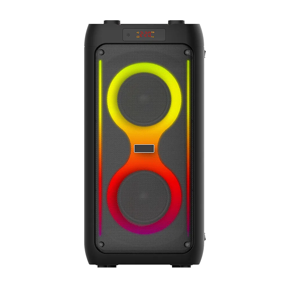 Zvucnik Bluetooth S-111 FLIP double 4inch sa mikrofonom crni