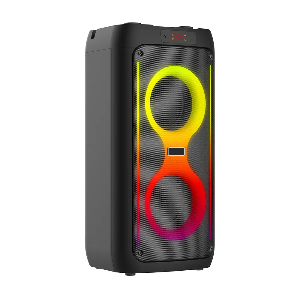 Zvucnik Bluetooth S-111 FLIP double 4inch sa mikrofonom crni