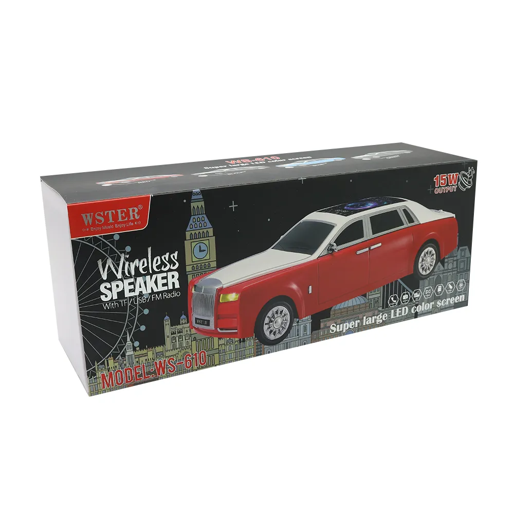 Zvucnik bluetooth WS-610 auto zeleni