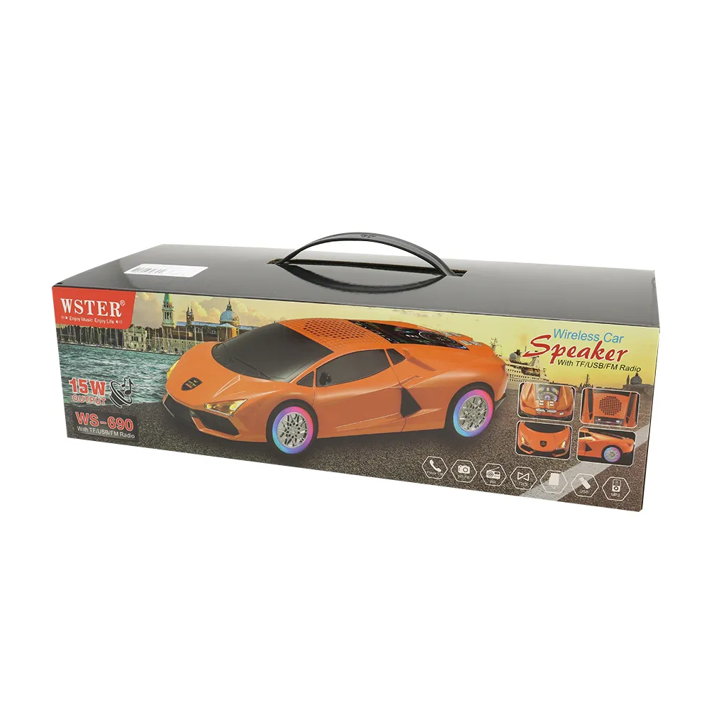 Zvucnik bluetooth WS-690 auto zeleni