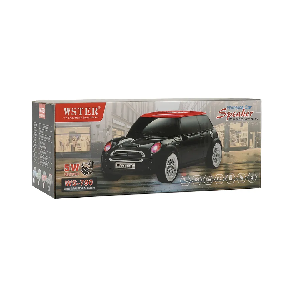 Zvucnik bluetooth WS-790 auto plavi