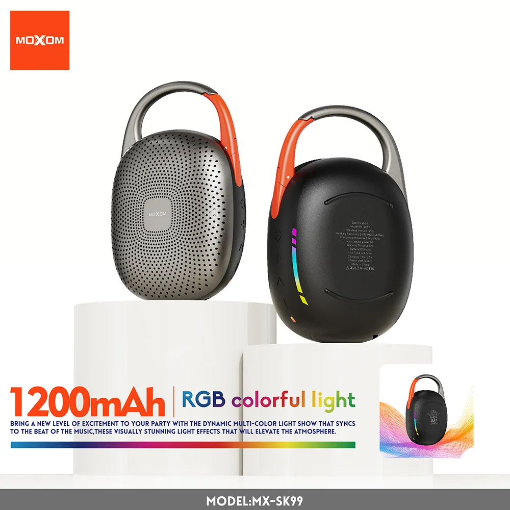 Zvucnik bluetooth Moxom MX-SK99 vodootporni crna