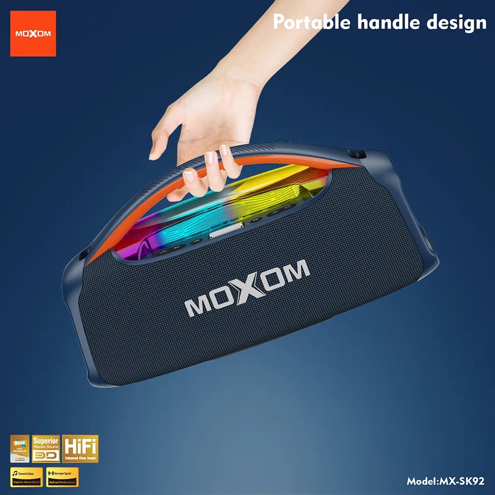 Zvucnik Bluetooth Moxom MX-SK92 sa mikrofonom crni