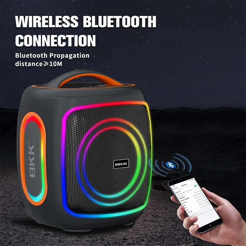 Zvucnik bluetooth BKK B46A sa dva mikrofona crni