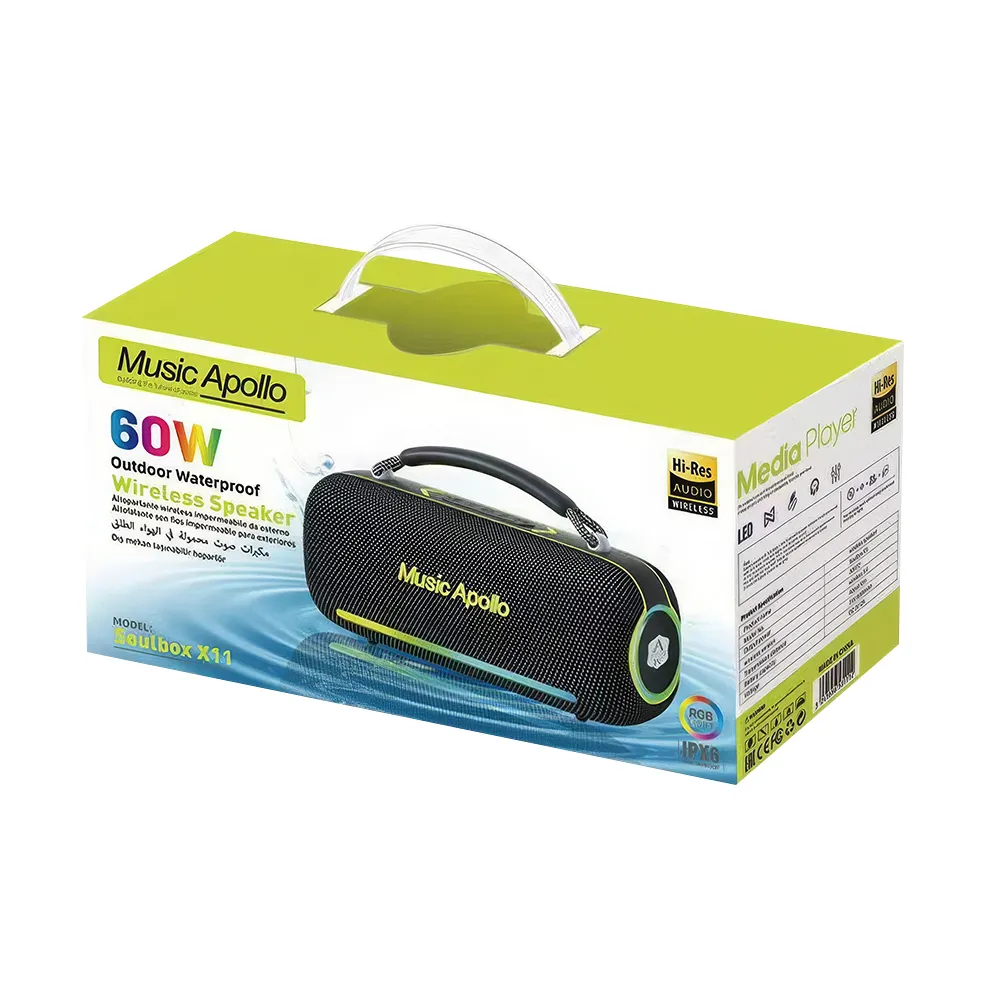 Zvucnik bluetooth RS X11 2x32W crni