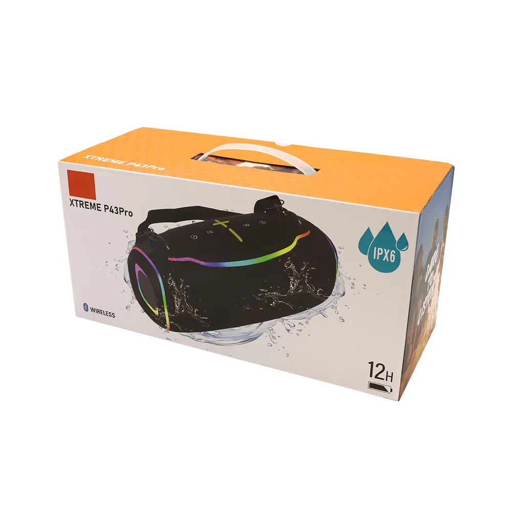 Zvucnik bluetooth RS P43 PRO 2x25W sivi