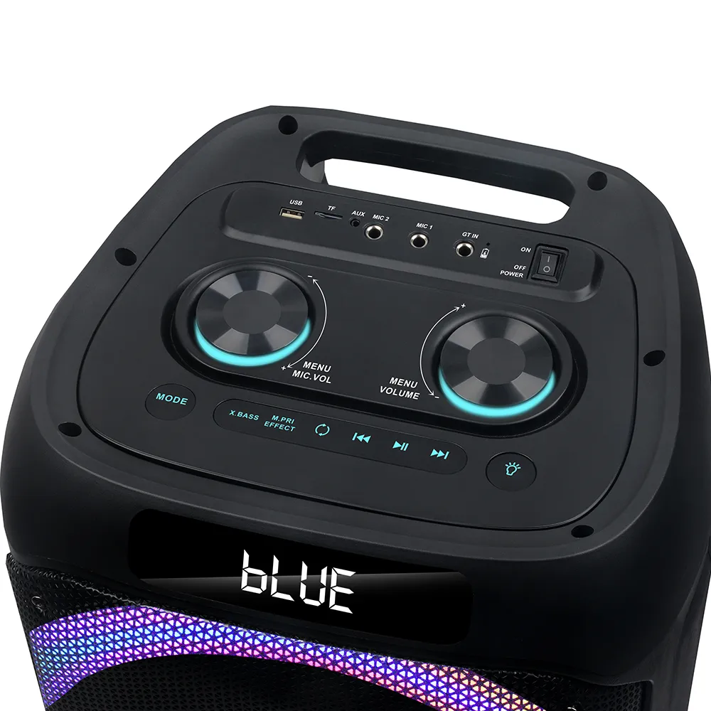 Zvucnik bluetooth NDR-1312 (DSP) 80W 2*12 inca sa dva mikrofona crni