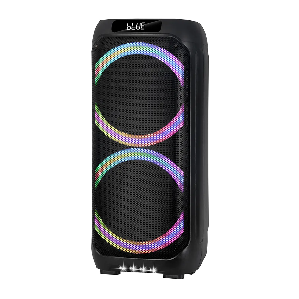 Zvucnik bluetooth NDR-1308 (DSP) 60W 2*8 inca sa dva mikrofona crni