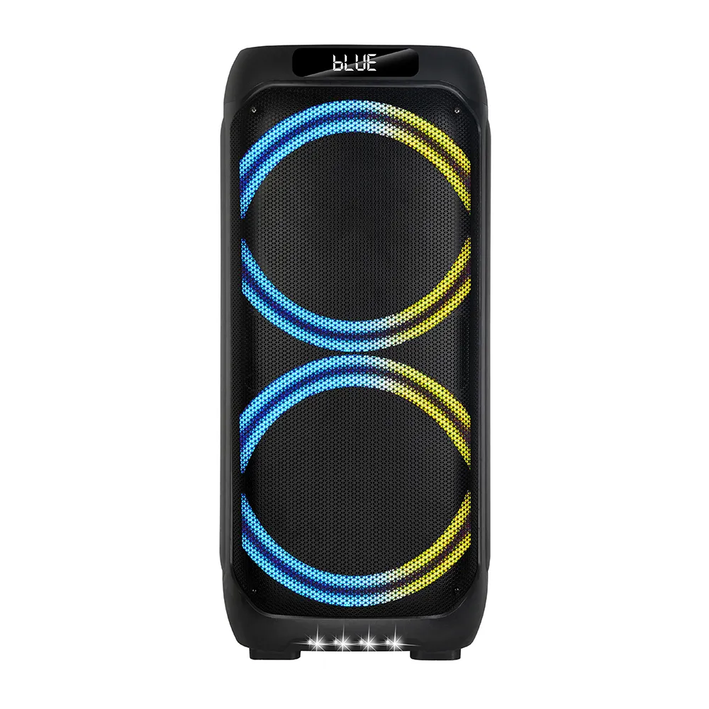 Zvucnik bluetooth NDR-1308 (DSP) 60W 2*8 inca sa dva mikrofona crni